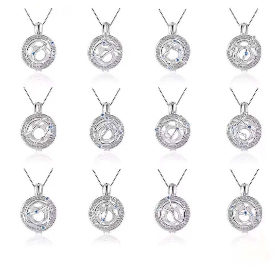 Star sign Constellation cage pendant