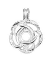 Flower cage necklace