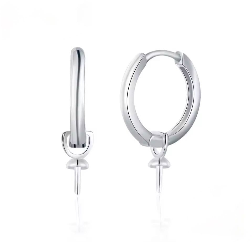 Silver Hoops