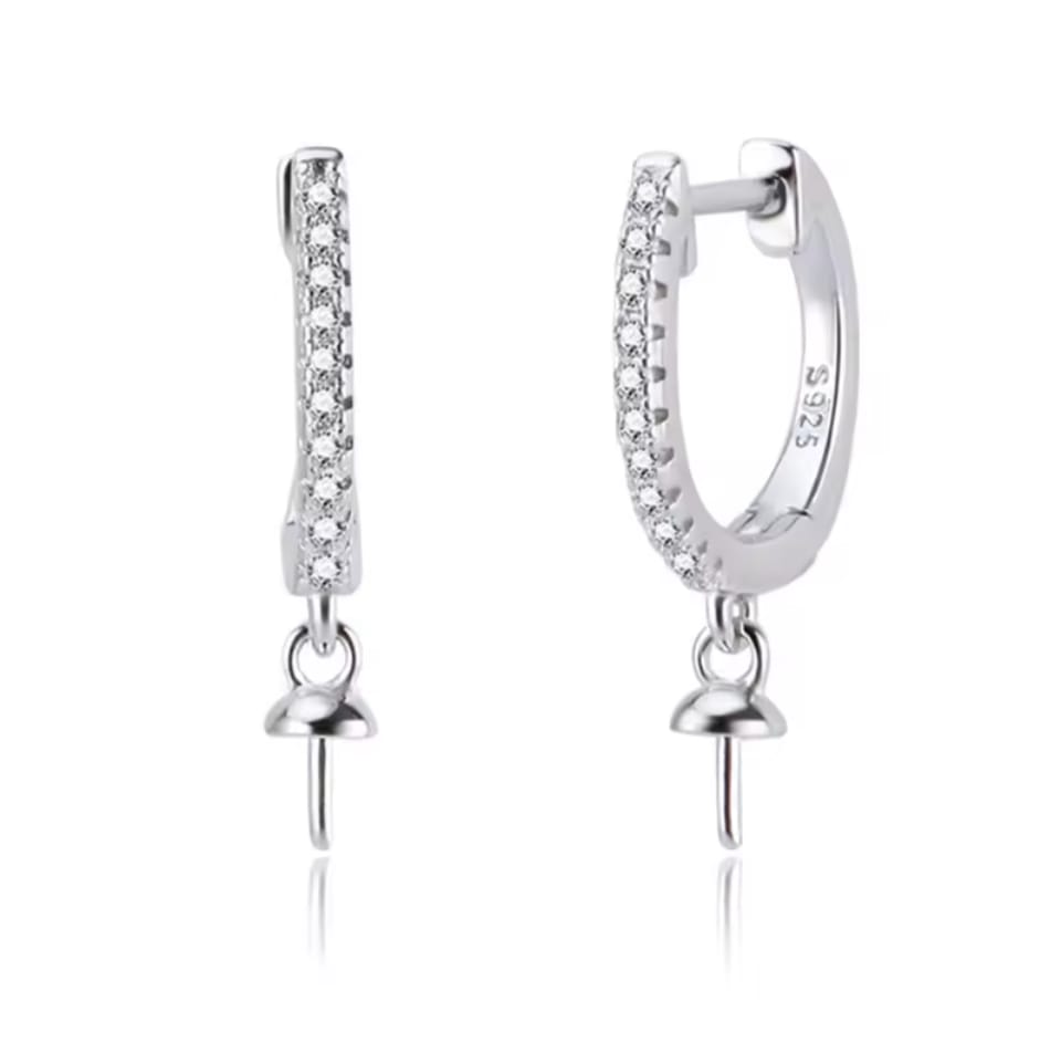 Hoops with Cubic zirconia detail