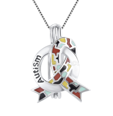 Autism awareness colour cage