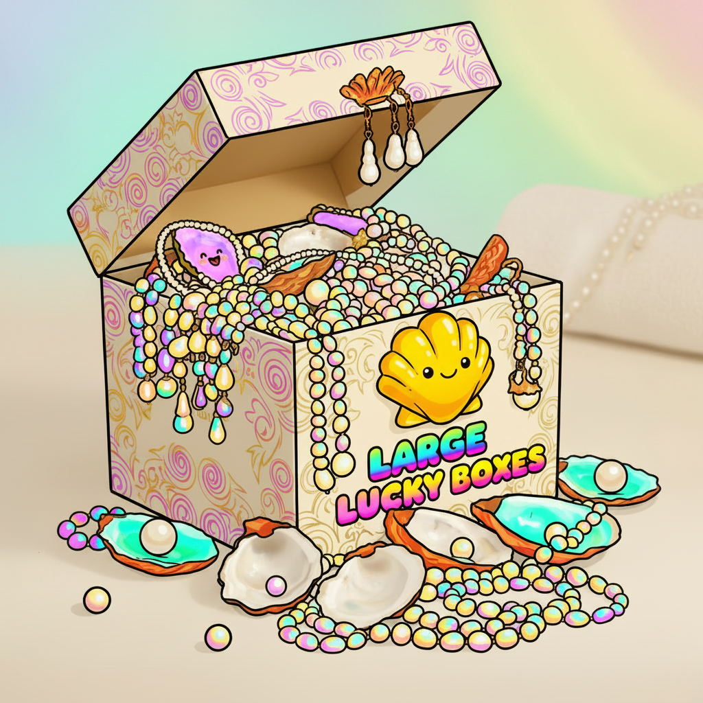 Large Lustre lucky boxes