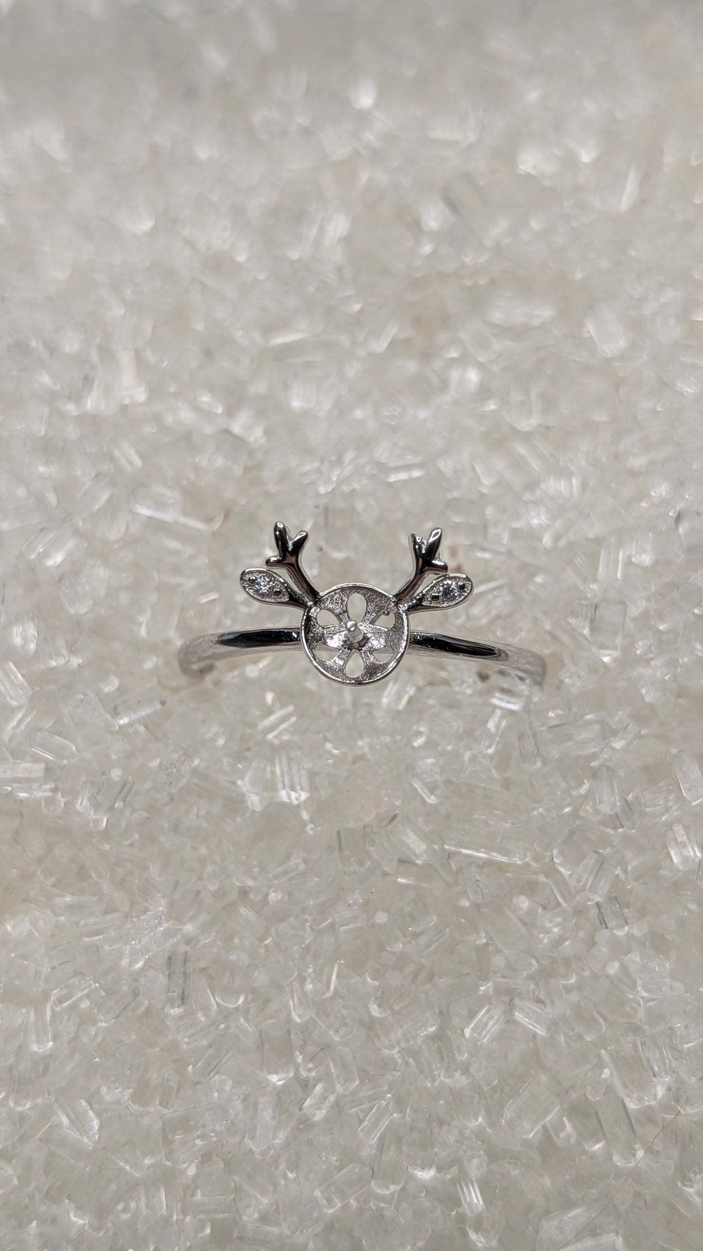 Reindeer adjustable ring