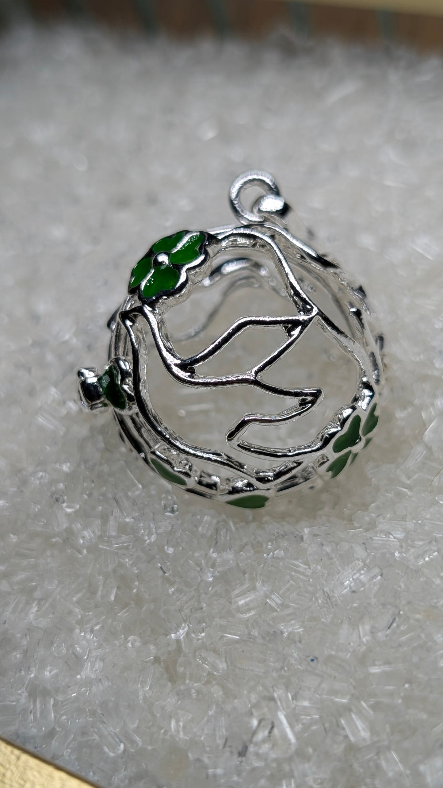 Peace and Luck edison cage