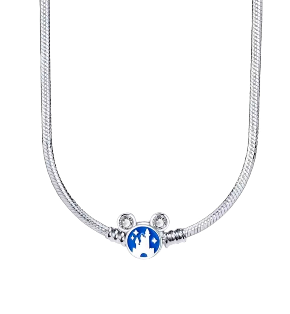 Disney Magic castle Charm necklace