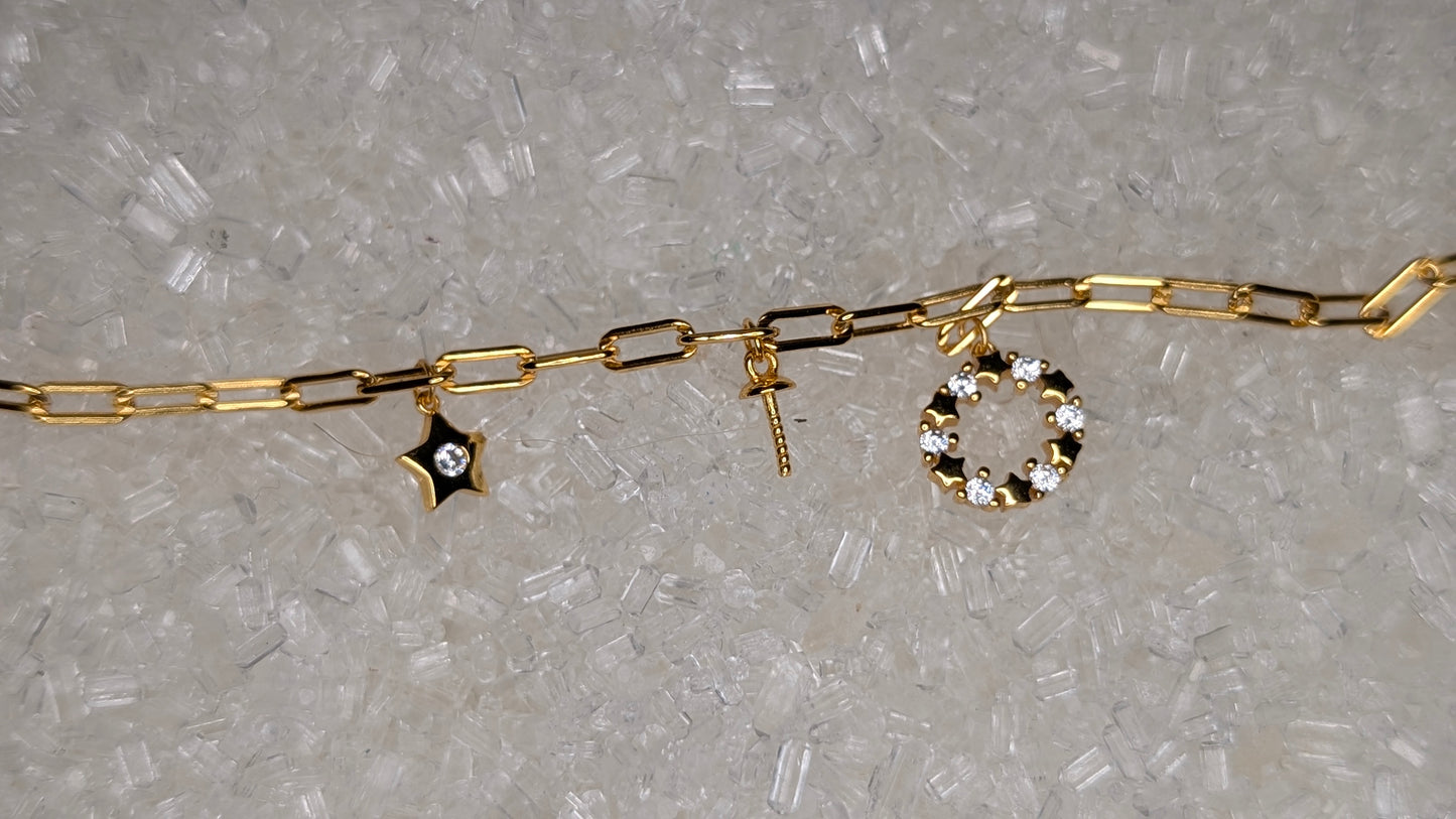 Triple charm Bracelet