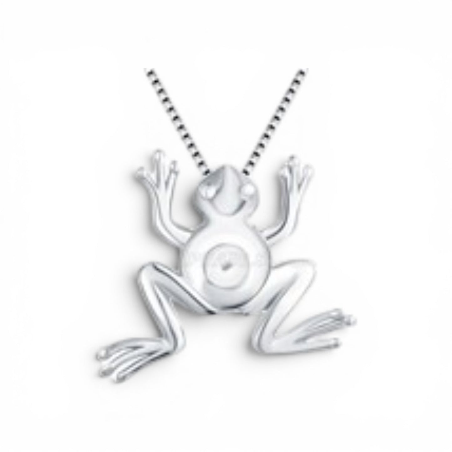 Frog pearl pendant