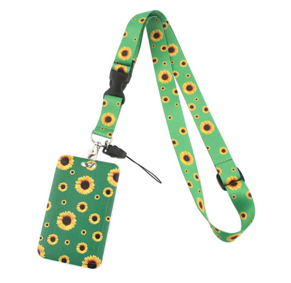 Sunflower lanyard