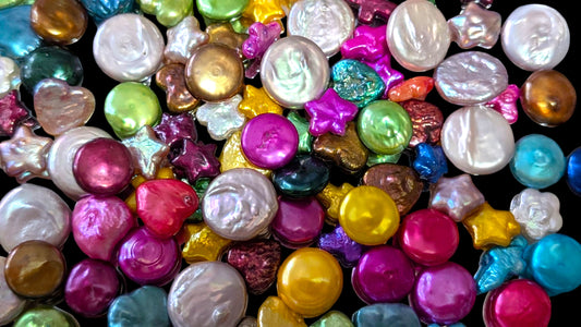 Coin Shaped Fresh Water Pearl oyster