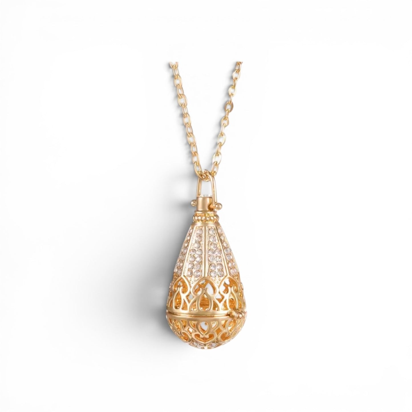 Gold bell water drop edison cage
