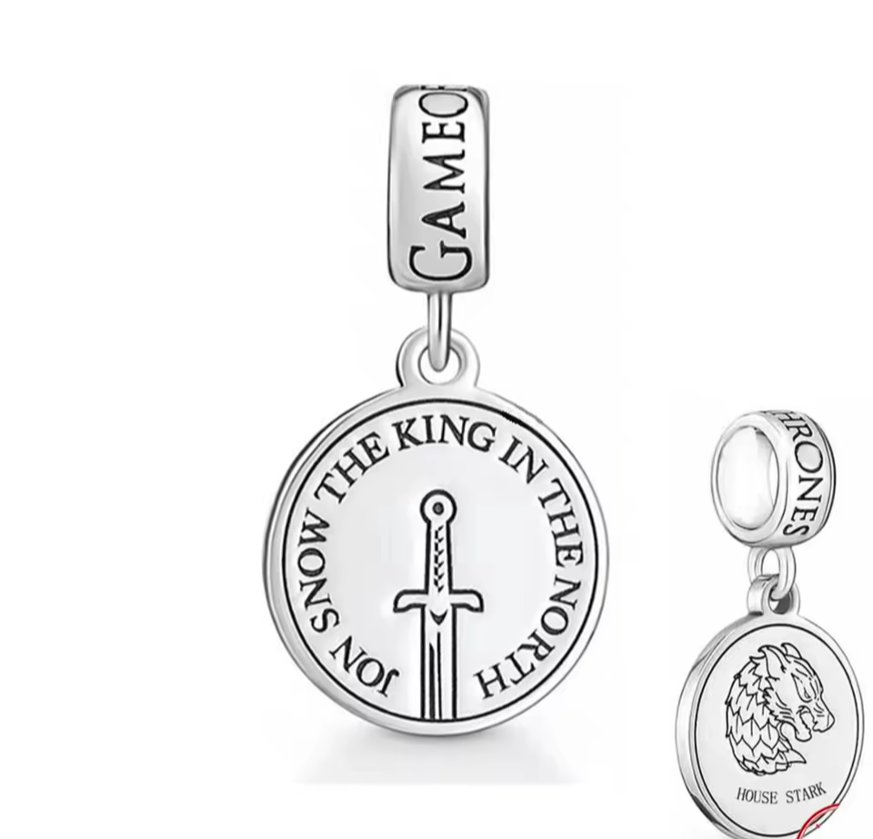Game of Thrones and House of Dragon charms