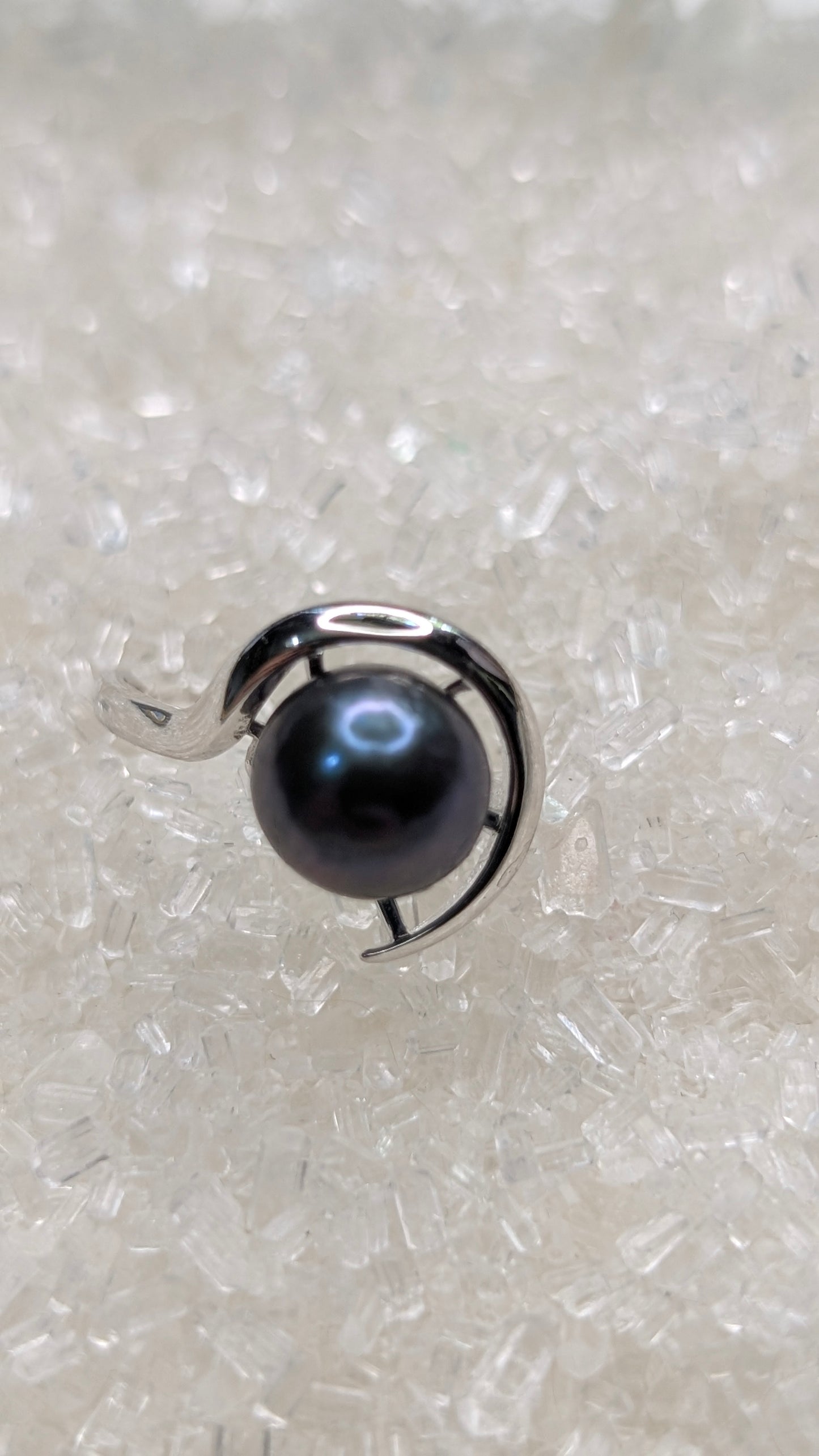 Edison Ring with small peacock edison