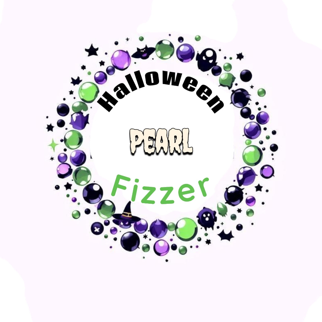 Halloween colour Pearl and gem ball fizzer