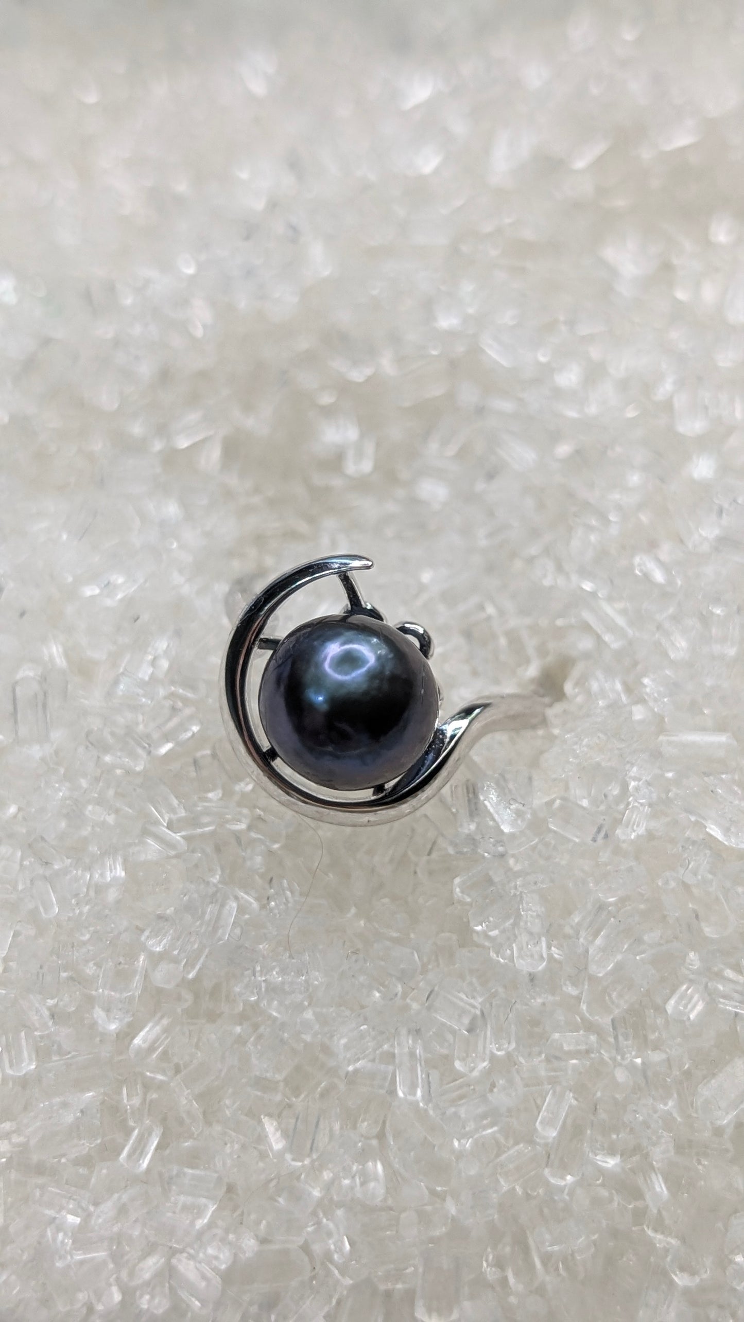 Edison Ring with small peacock edison