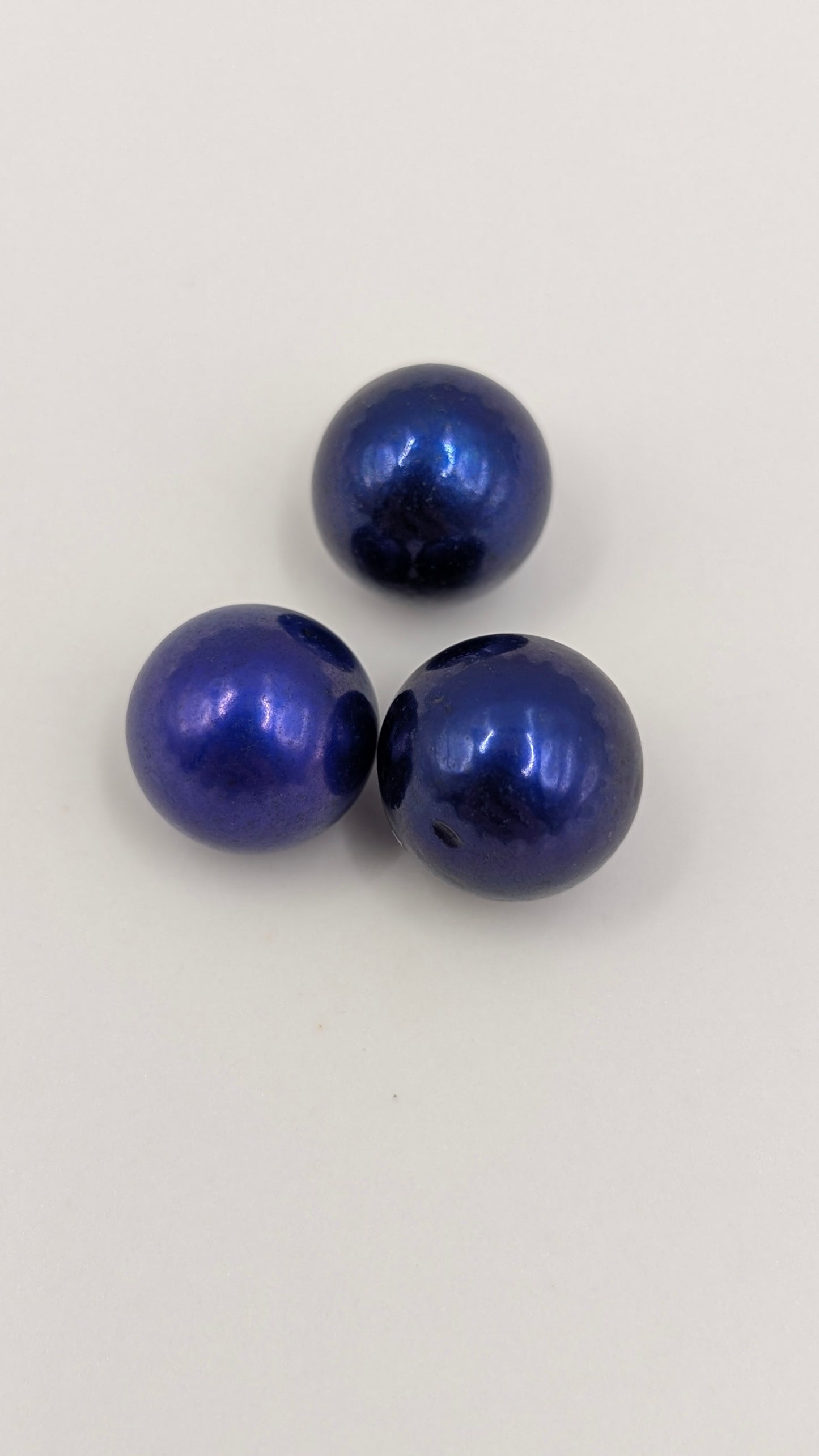 Deep blurple Edison pearls