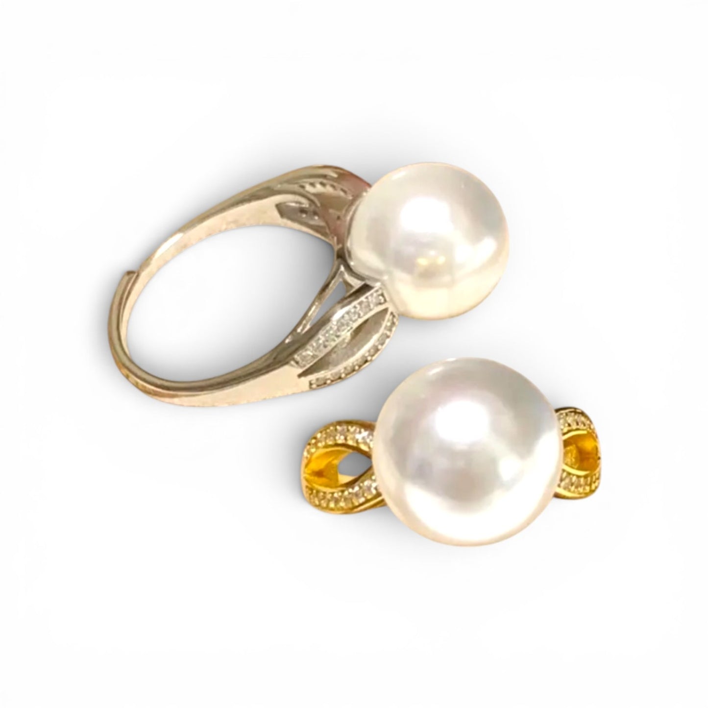 Edison oval accent ring