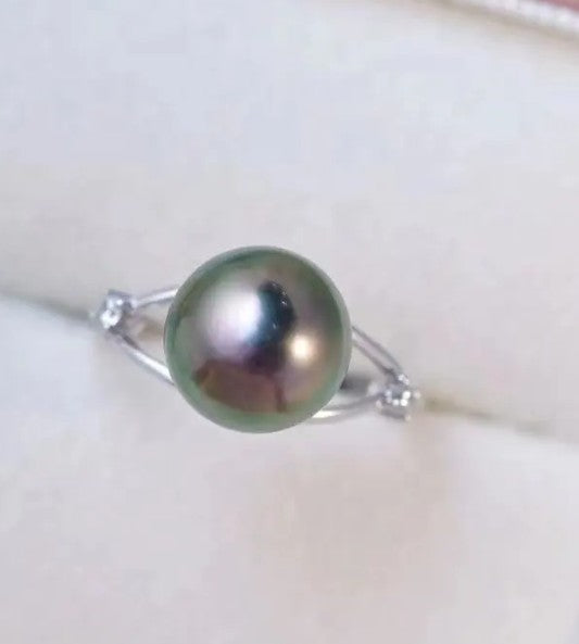 Edison thin double band ring