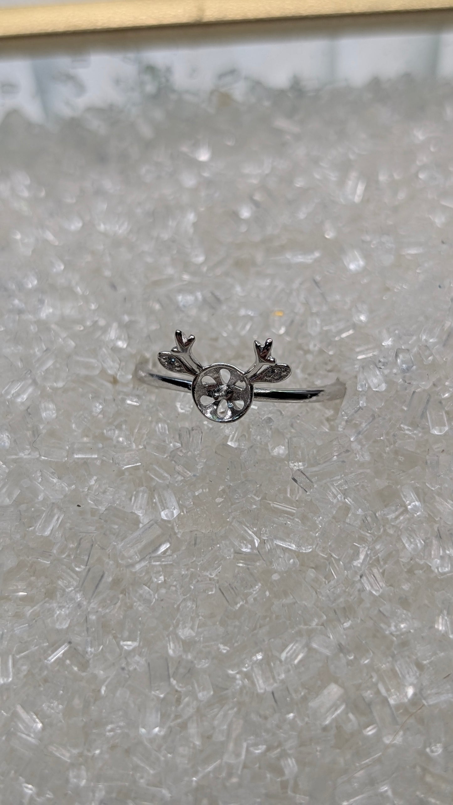 Reindeer adjustable ring