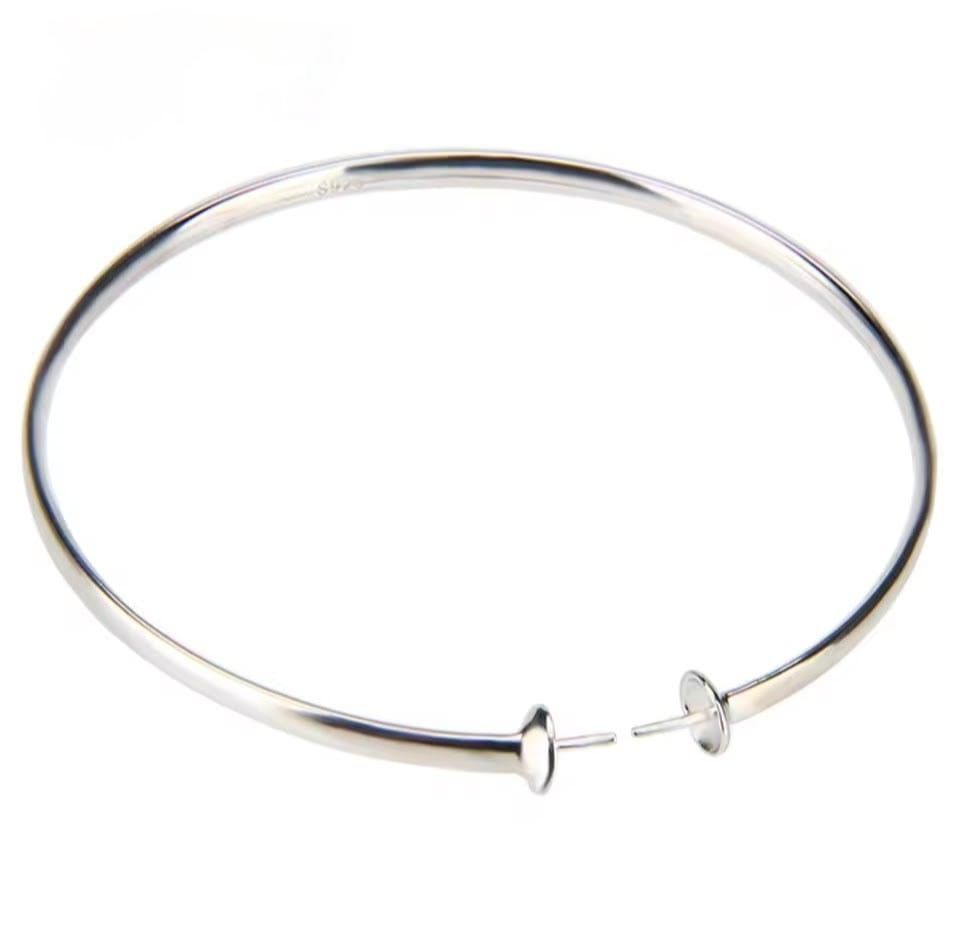 Double pearl bangle