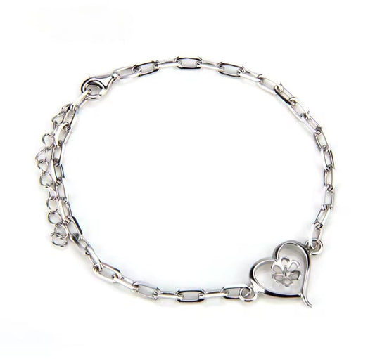 Pearl at heart bracelet