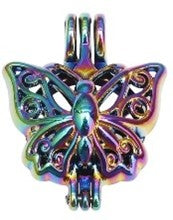 Iridescent butterfly cage