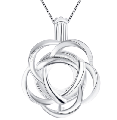 Flower edison cage pendant