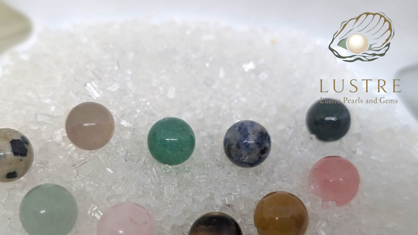 Mystery gem ball fizzer