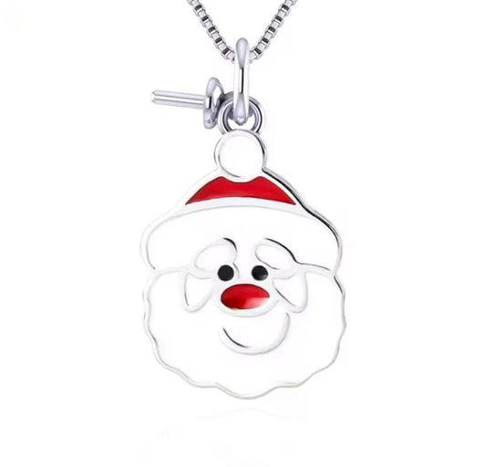 Fun Santa pearl pendant mount