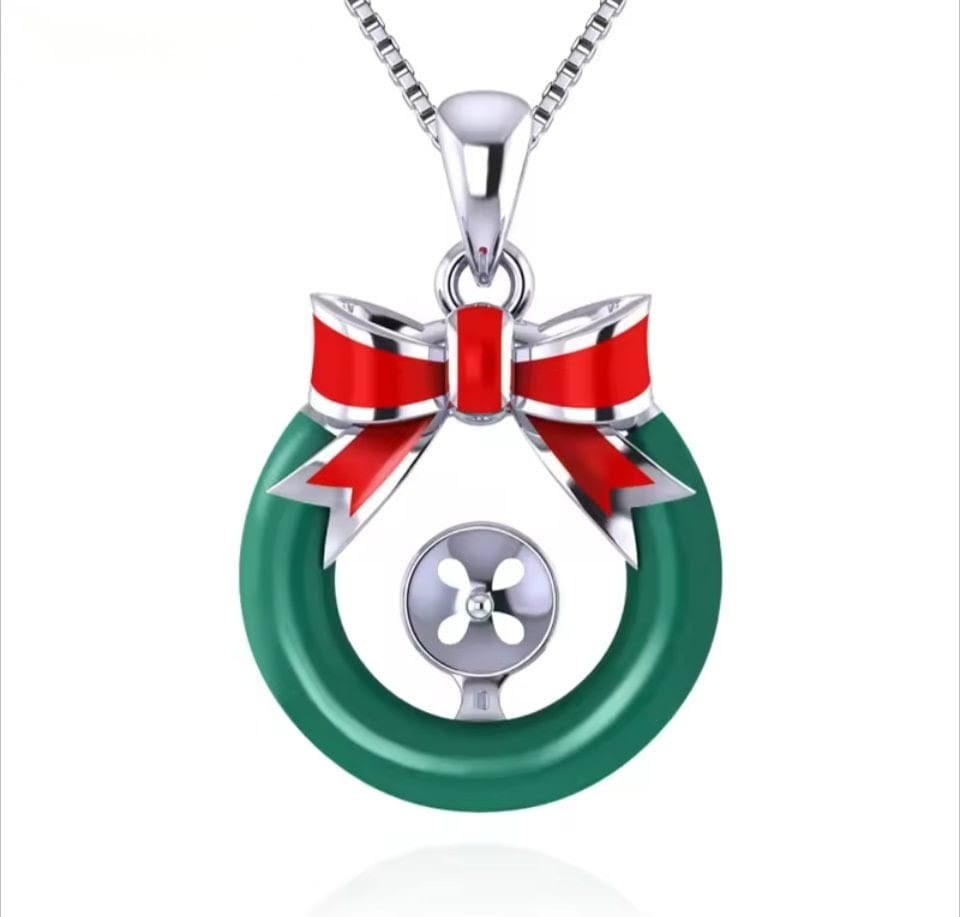 Green Wreath pendant