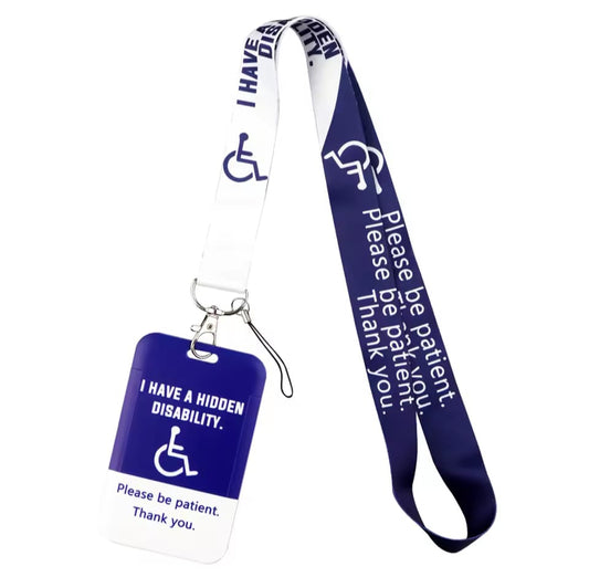 Hidden disability Lanyard