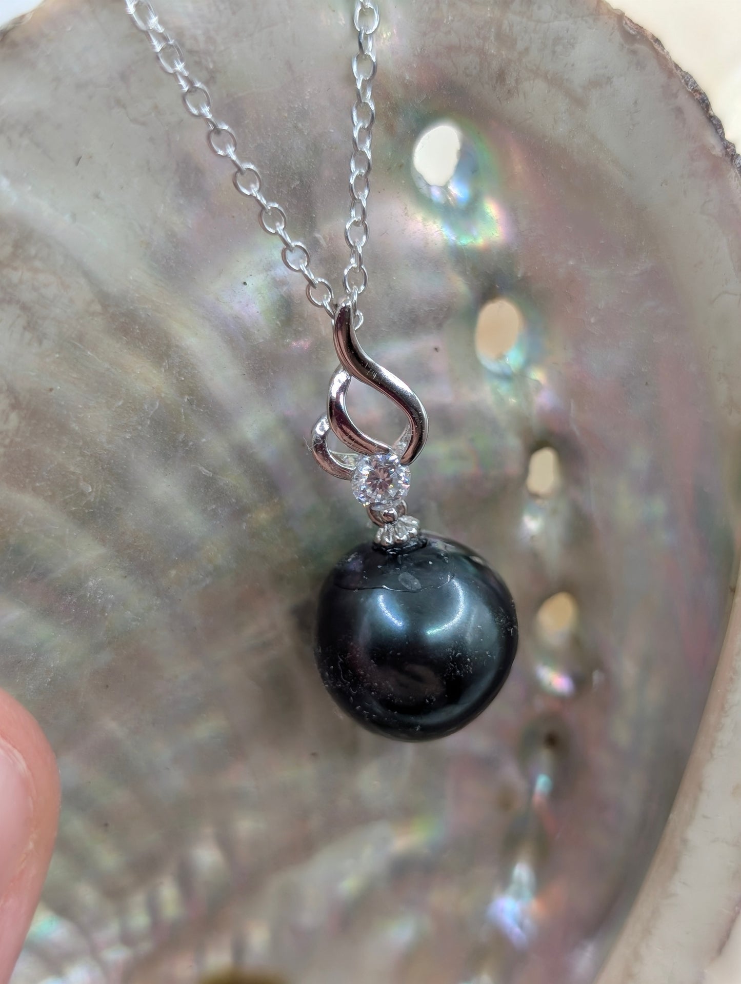 Dark green Edison pendant