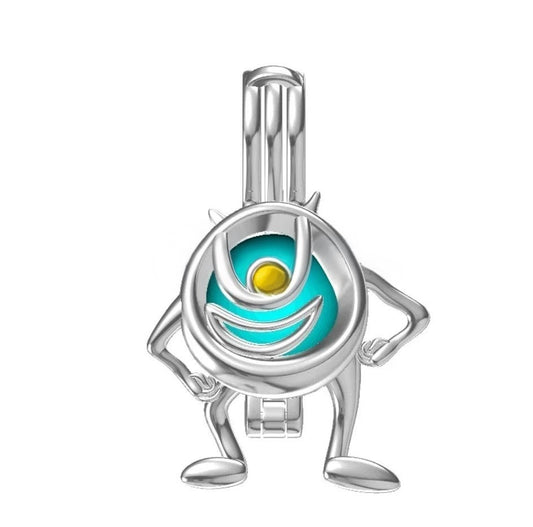 One eyed green monster Cage and green pearl