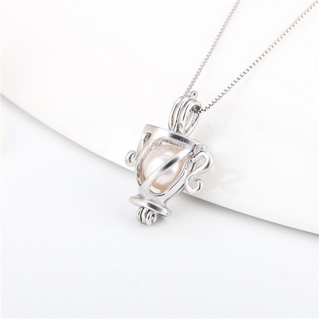 Coffee cup pearl cage