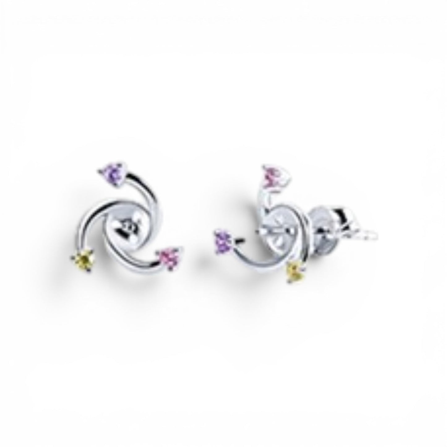 Catherine wheel stud earrings