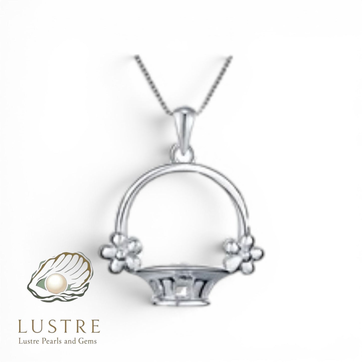 Flower basket pendant