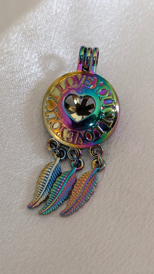 Rainbow iridescent plated cages