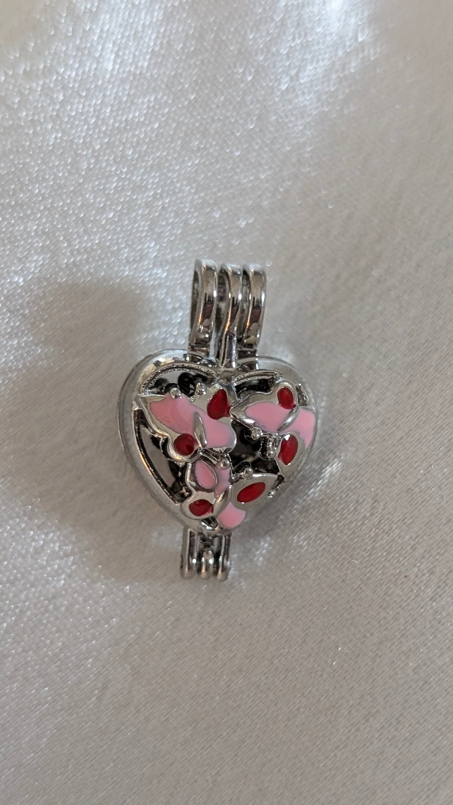 Pink butterfly colour cage