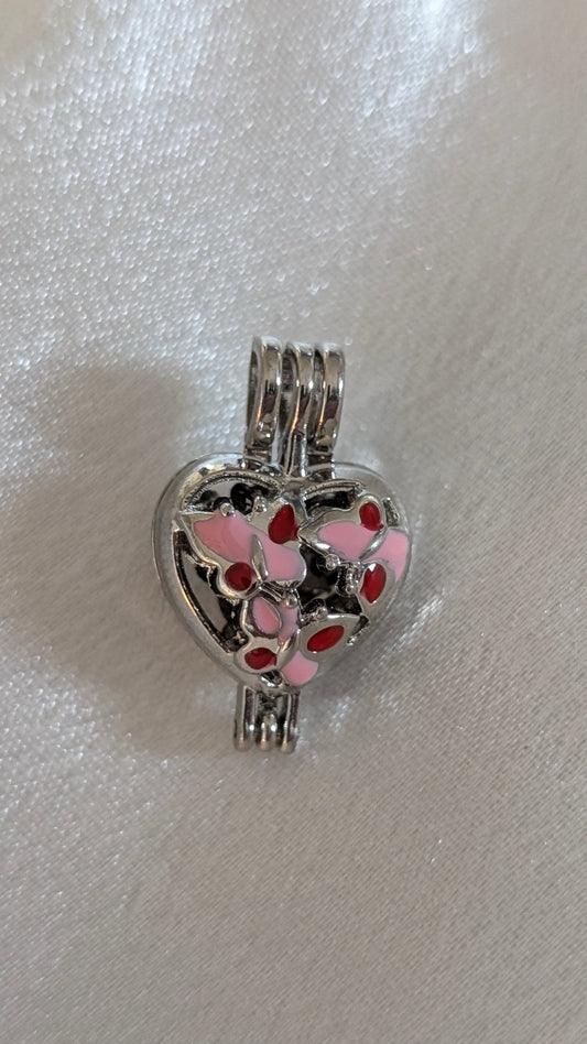 Pink butterfly colour cage