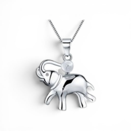 Elephant pearl pendant