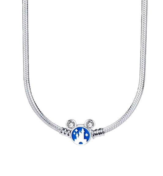 Disney Magic castle Charm necklace