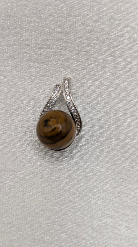 Tigers eye tear drop