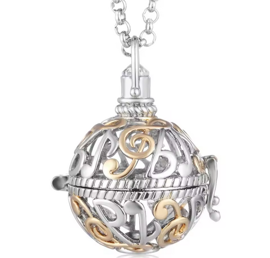 Mixed metal music note edison cage