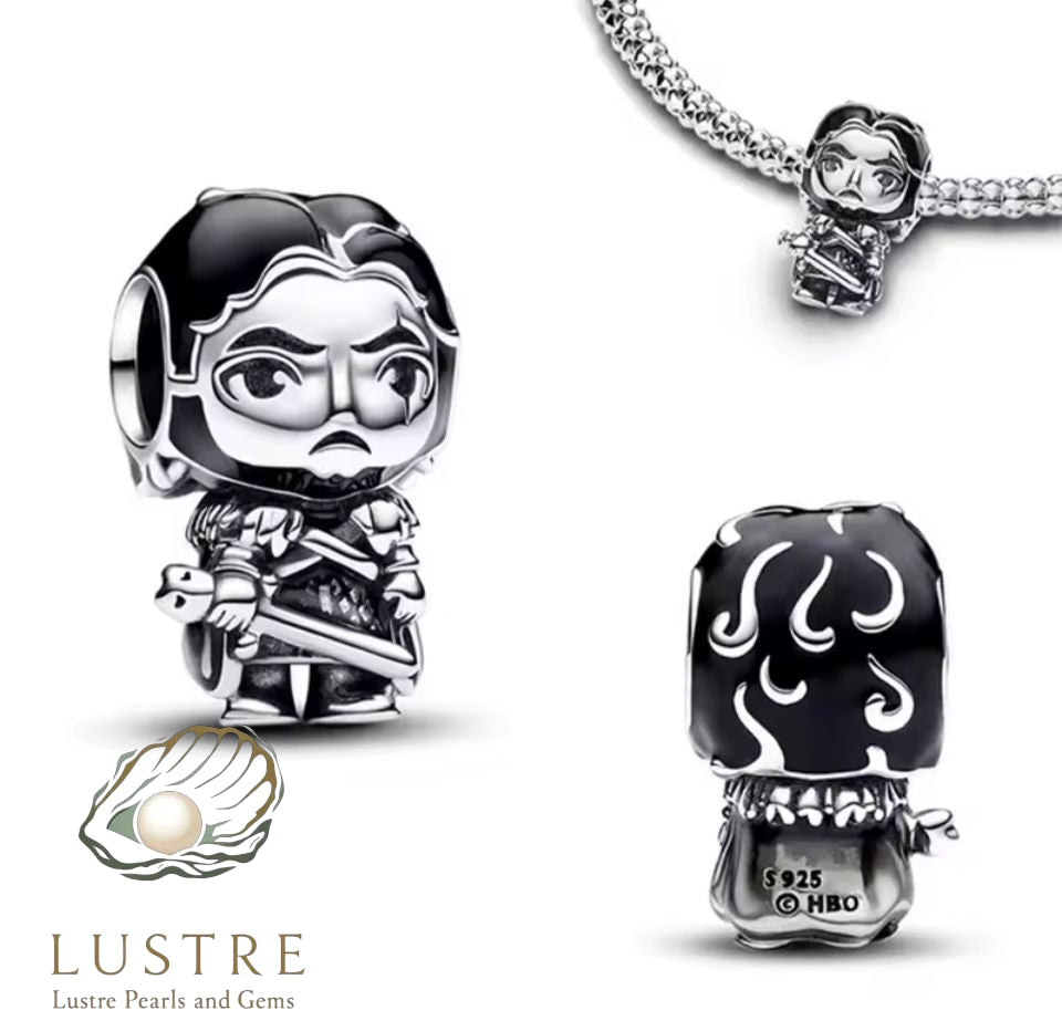 Throne and dragon charms