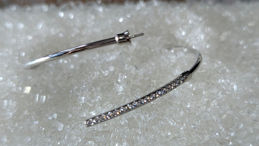 Zirconia inlayed bangle