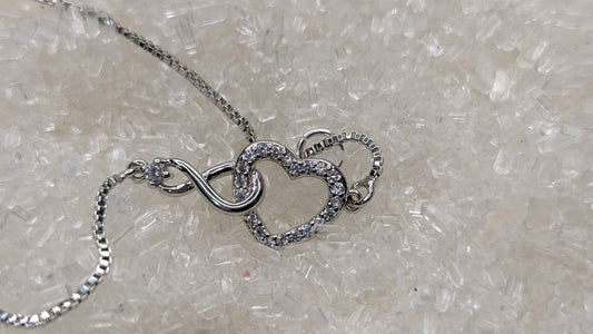 Infinity heart bracelet