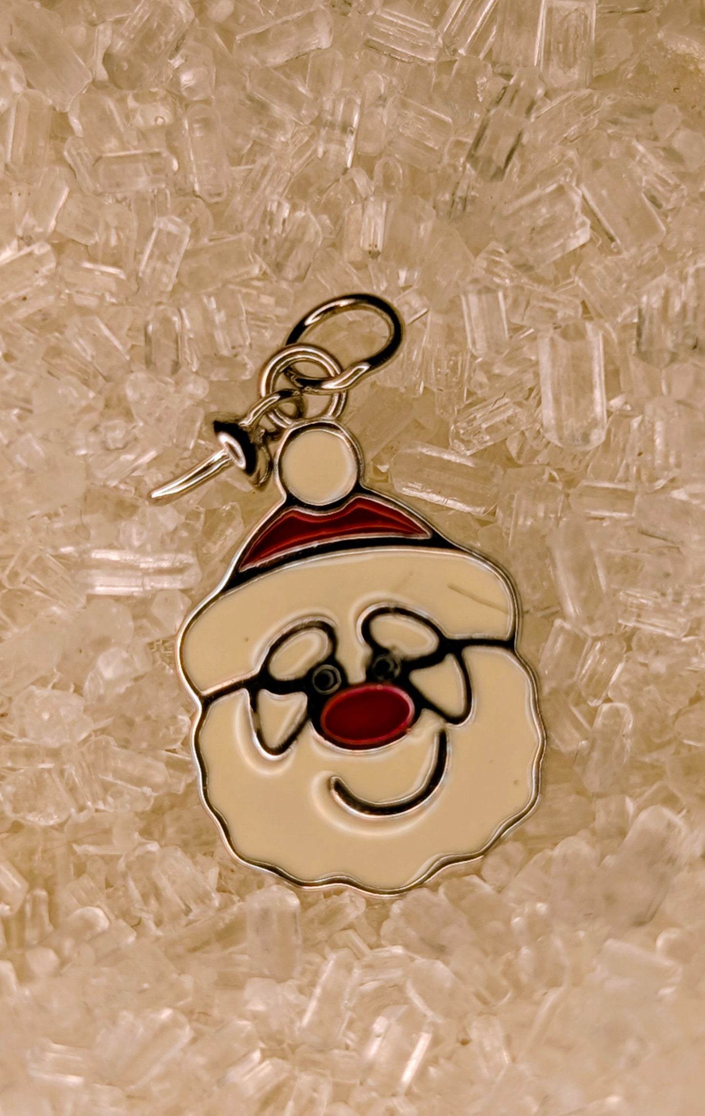 Fun Santa pearl pendant mount
