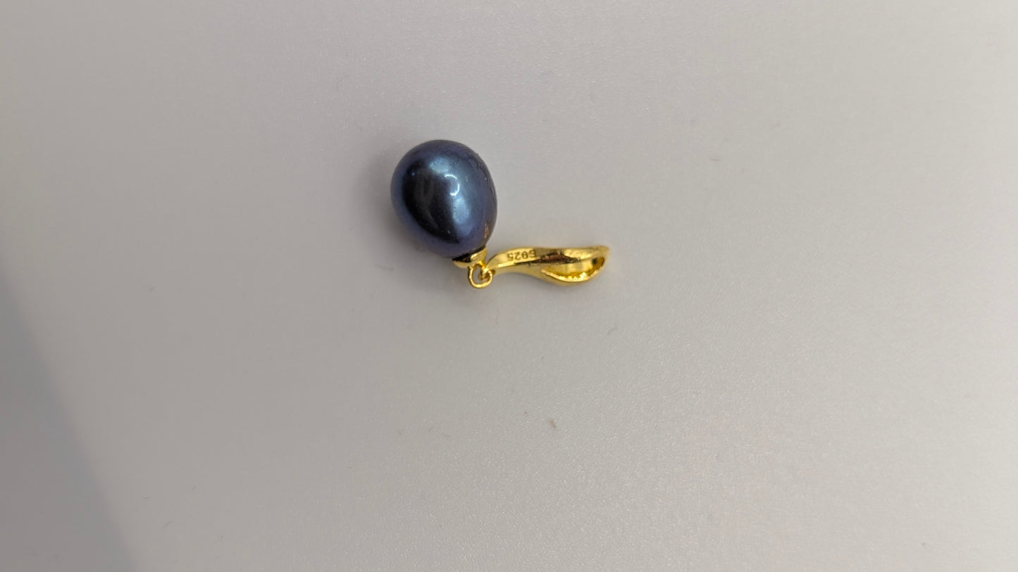 Curl Edison drop pendant