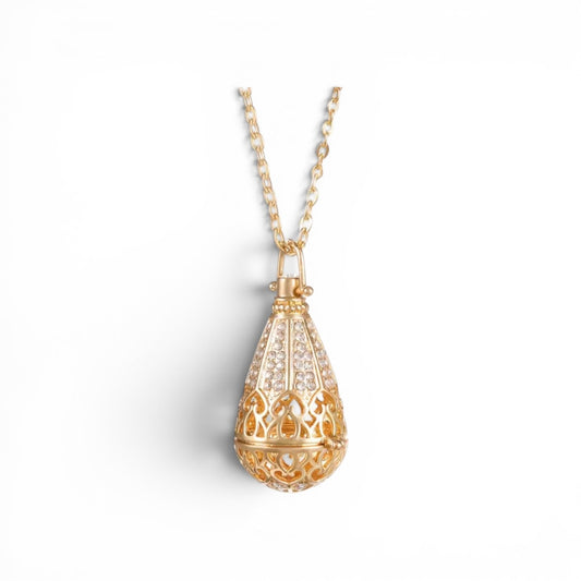 Gold bell water drop edison cage