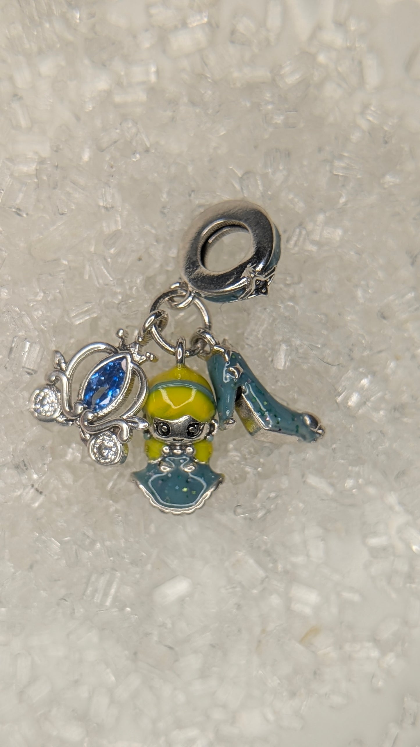 Blue dress premium triple charm
