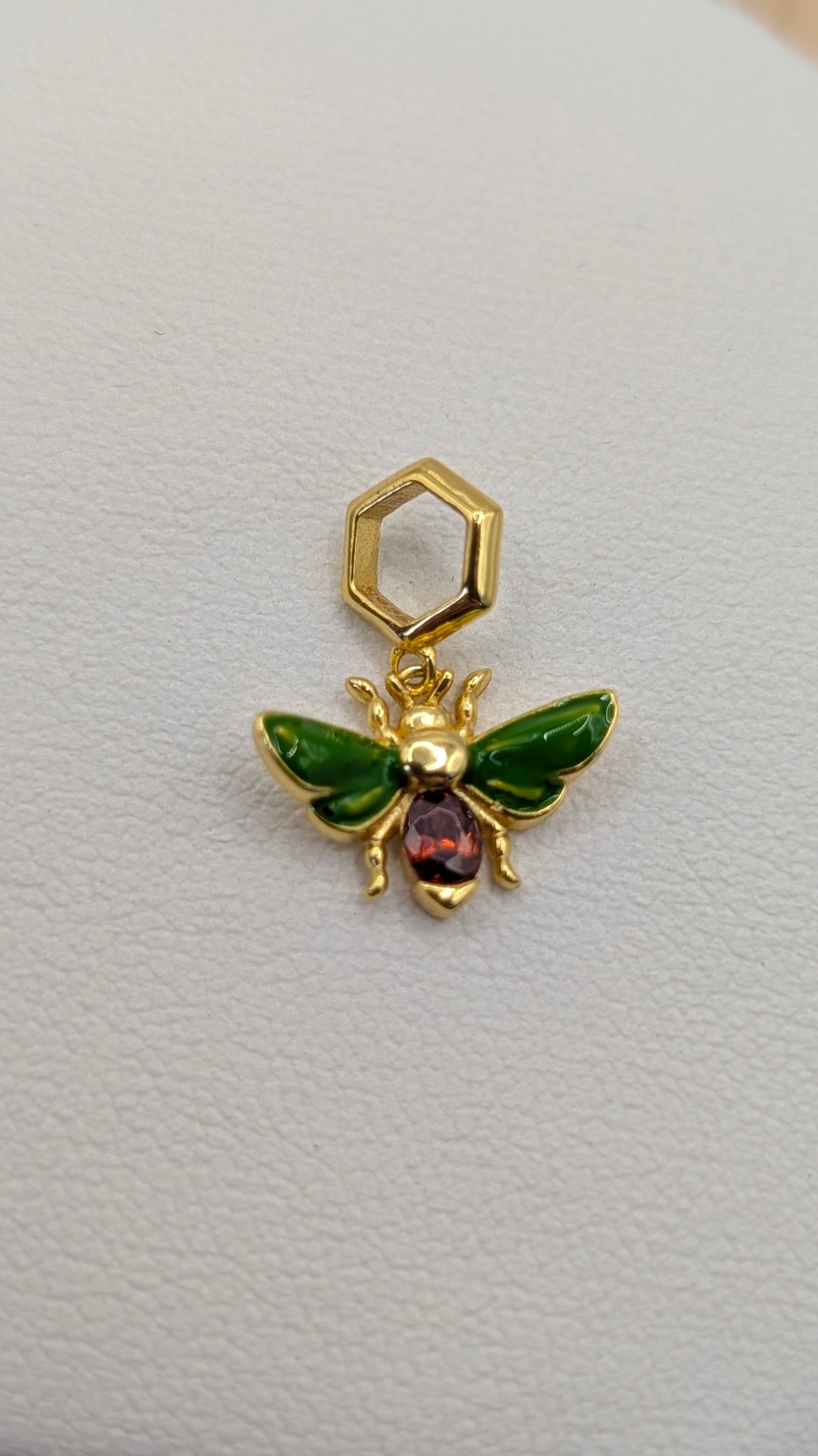 gold firefly charm